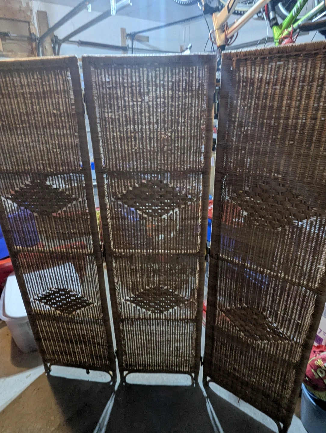 Wicker Room Divider