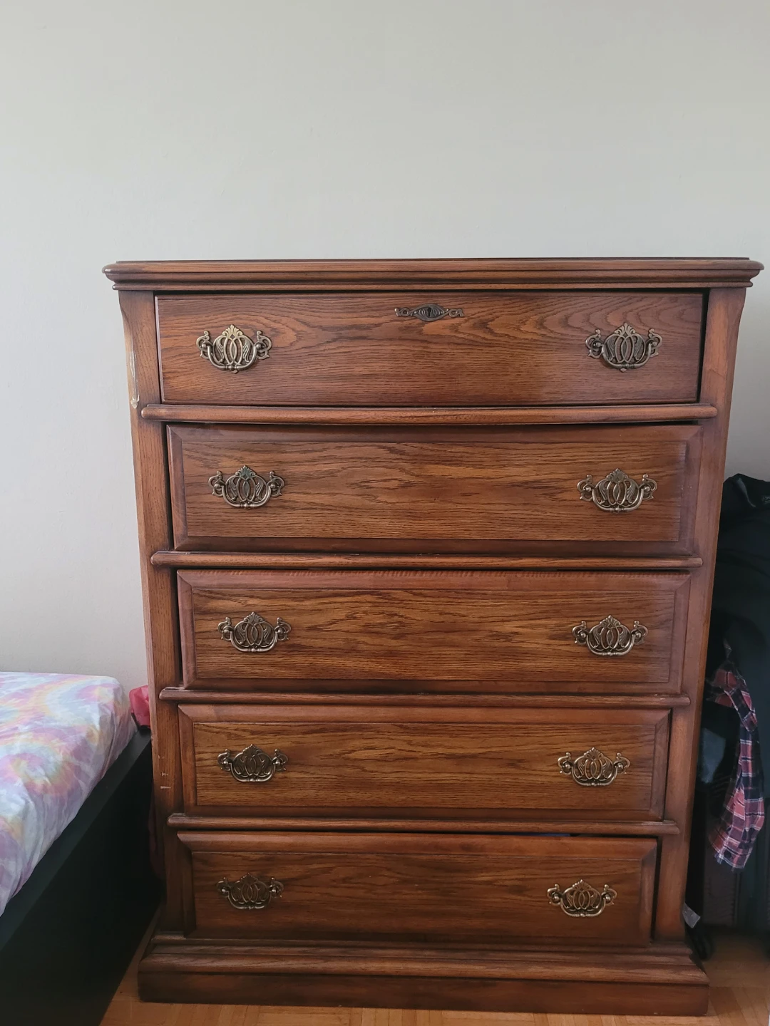Wooden Dresser with 5 Drawers - photo 2