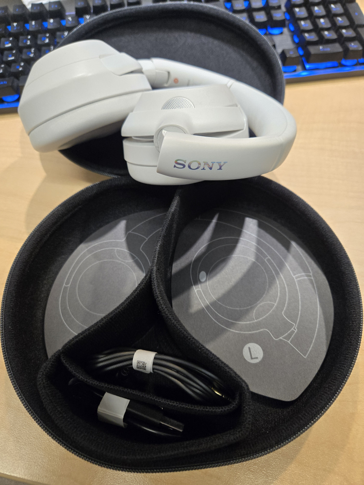Sony WH-1000XM5 Wireless Noise Cancelling Headphones - White - photo 3