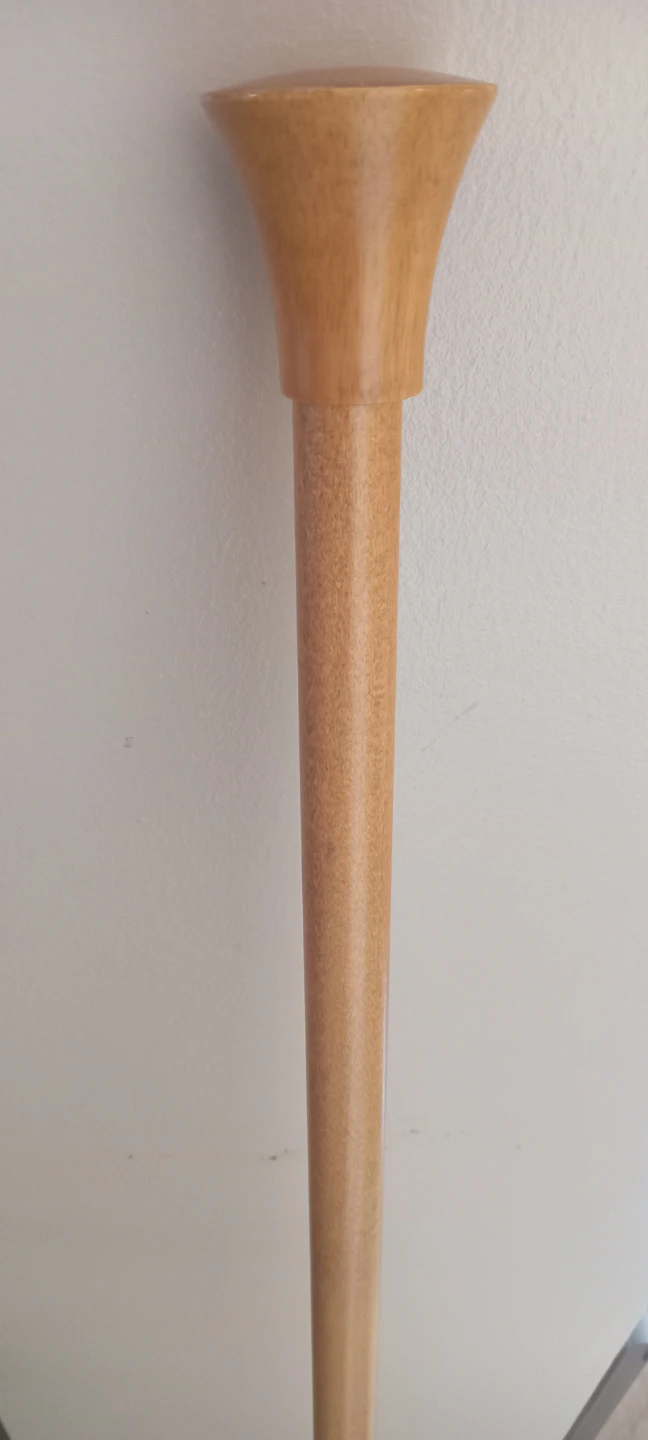 Wooden curtain rod