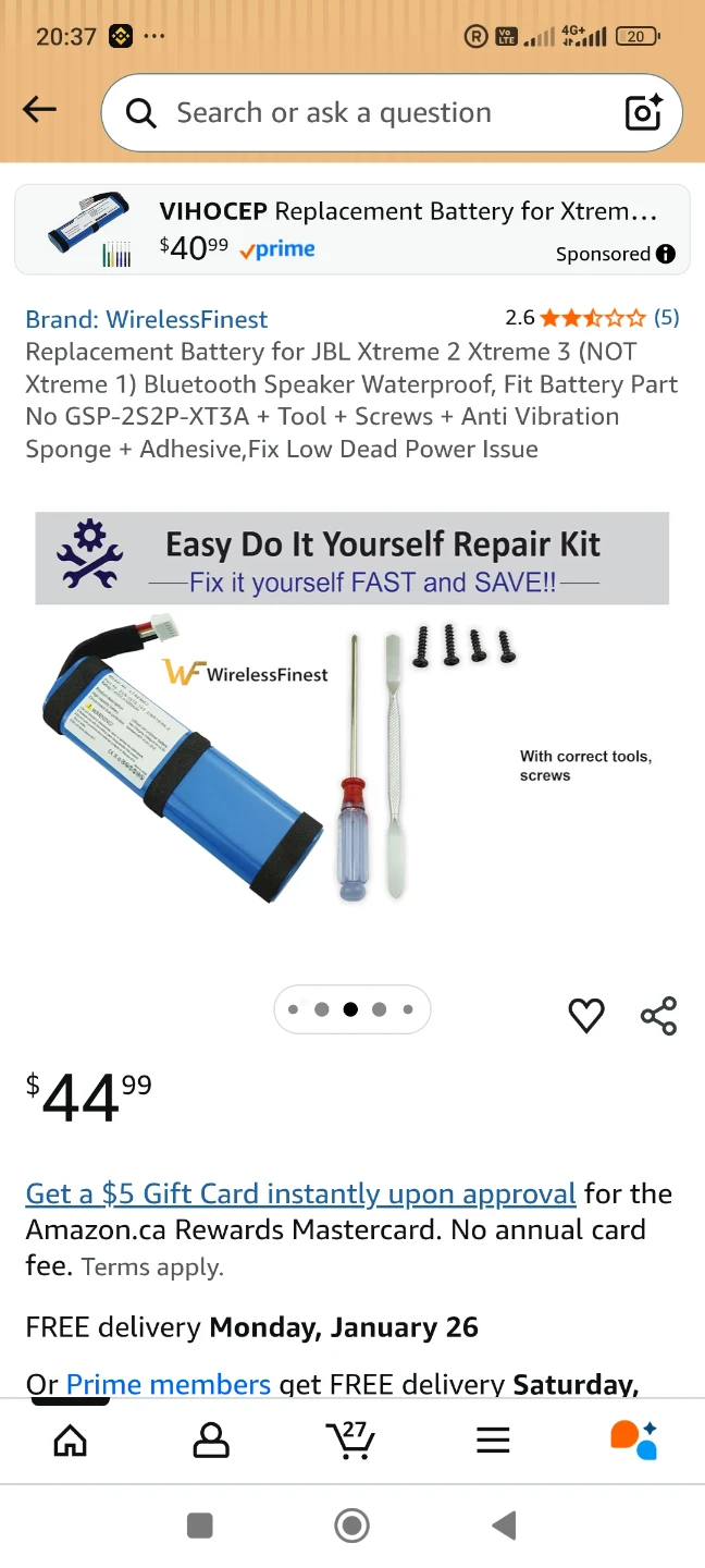 WirelessFinest Battery Replacement Kit for Xtreme - photo 4