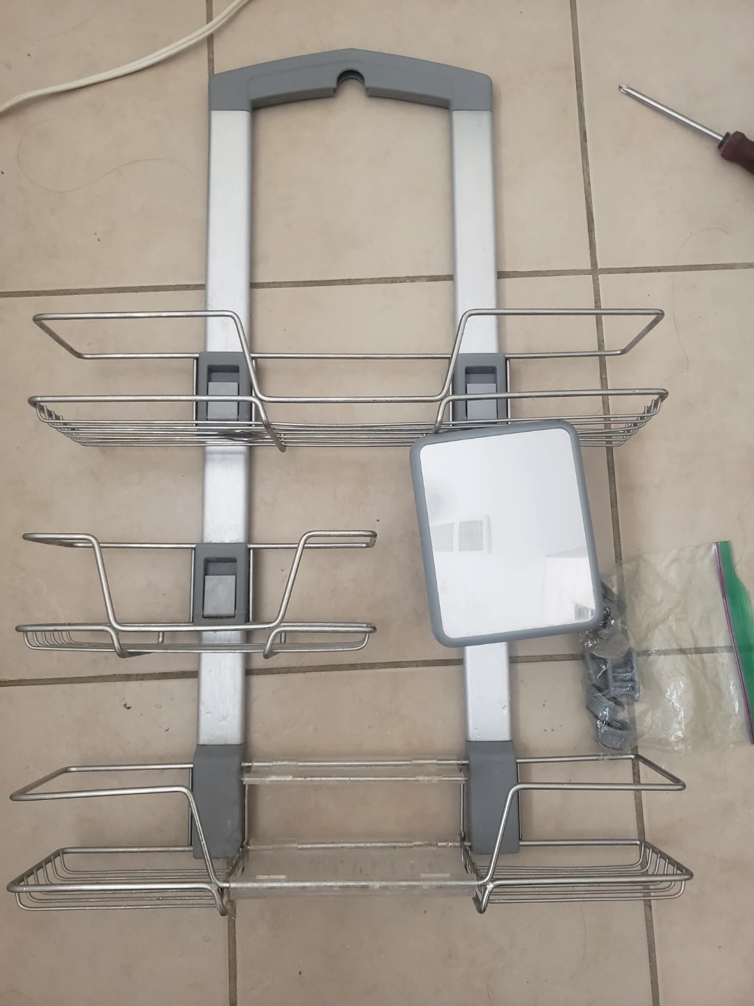 Costco Artika Shower Caddy with Mirror