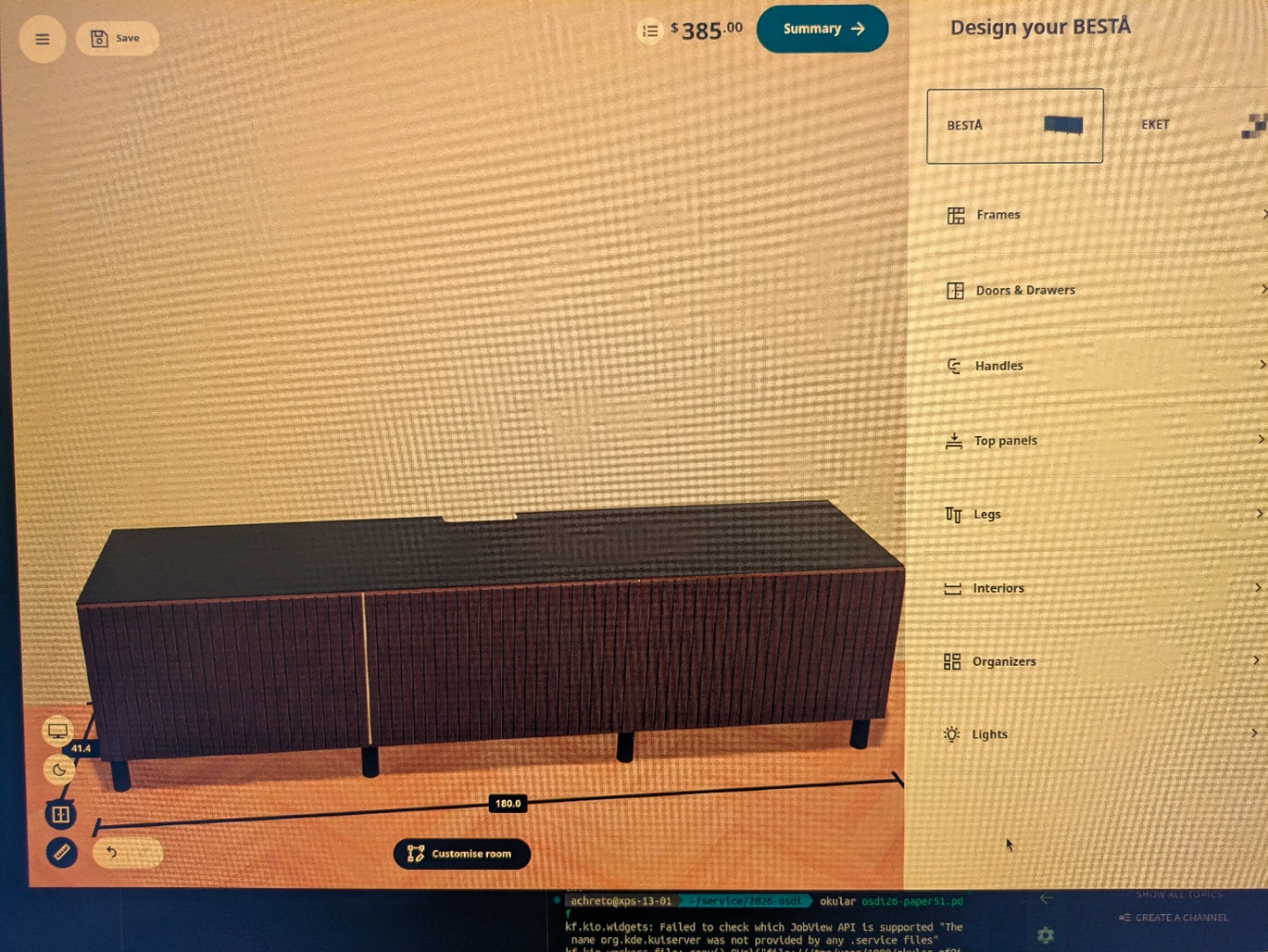 IKEA BESTA TV Unit - Brown - photo 4