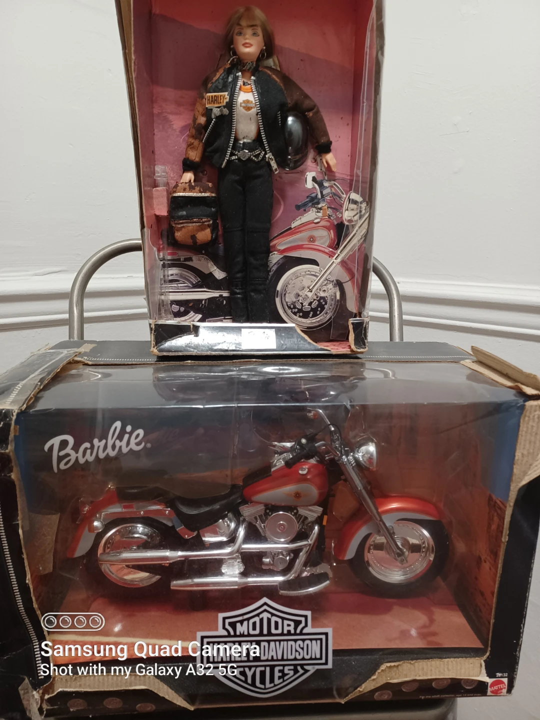 Harley Davidson Barbie Doll & Motorcycle 🥕