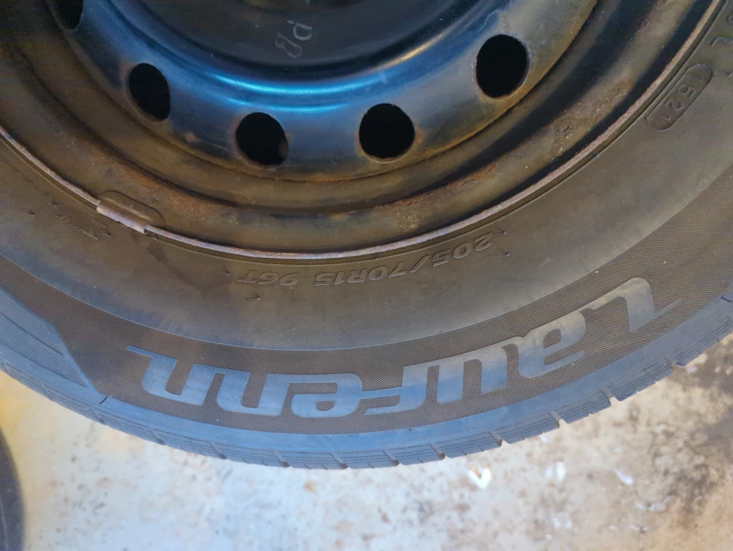 Set of 4 (205/70R15)  Tires with Rims - photo 4