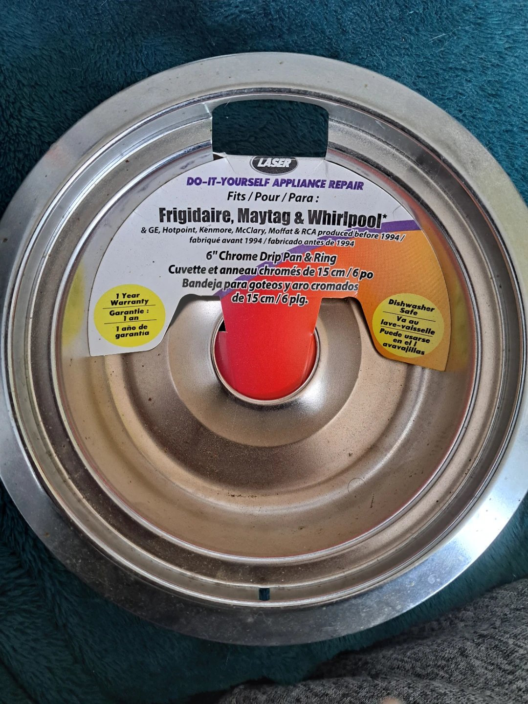 6" Chrome Drip Pan & Ring - photo 2