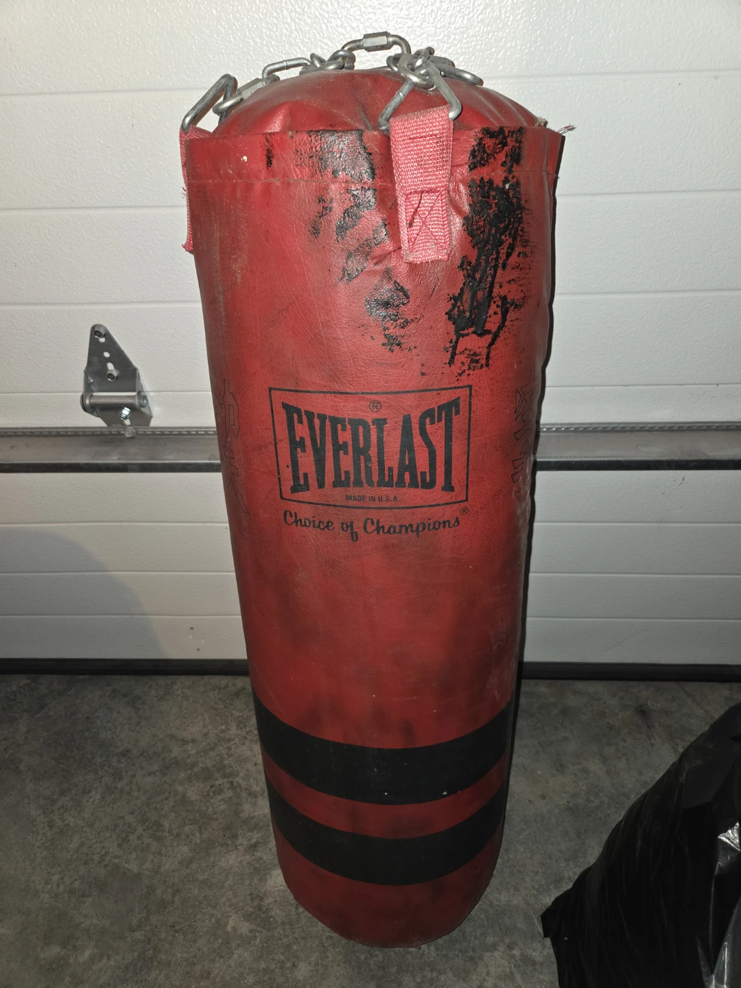 Everlast Red Heavy Punching Bag