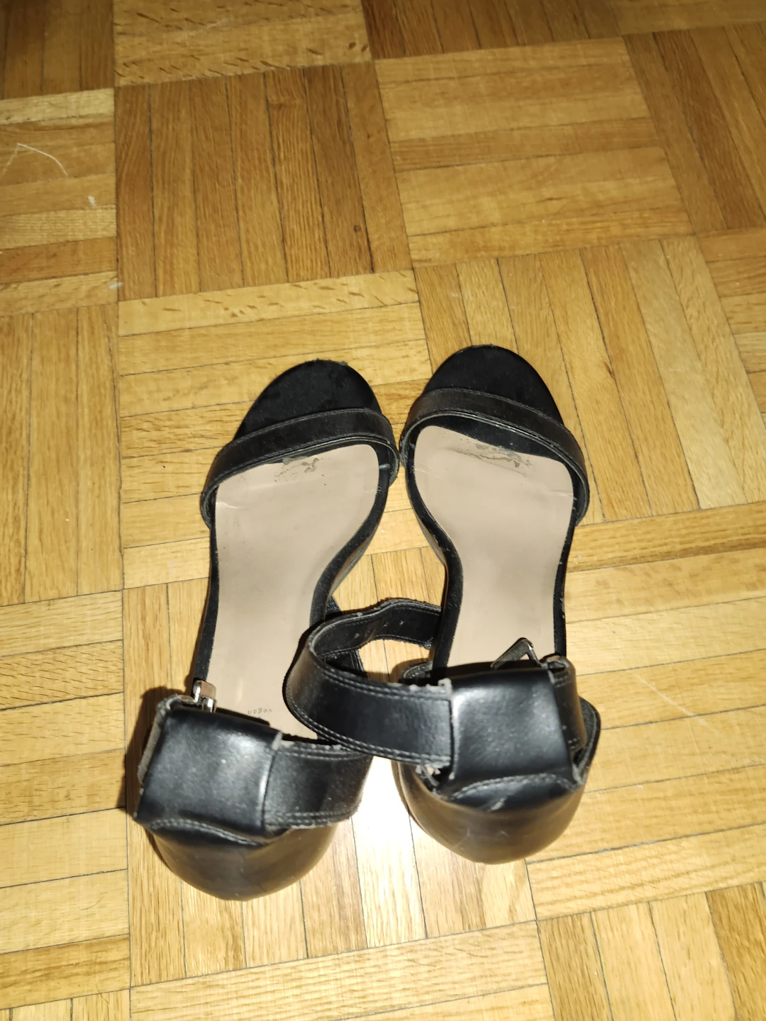 Call It Spring Black Vegan Strappy Heels - photo 3