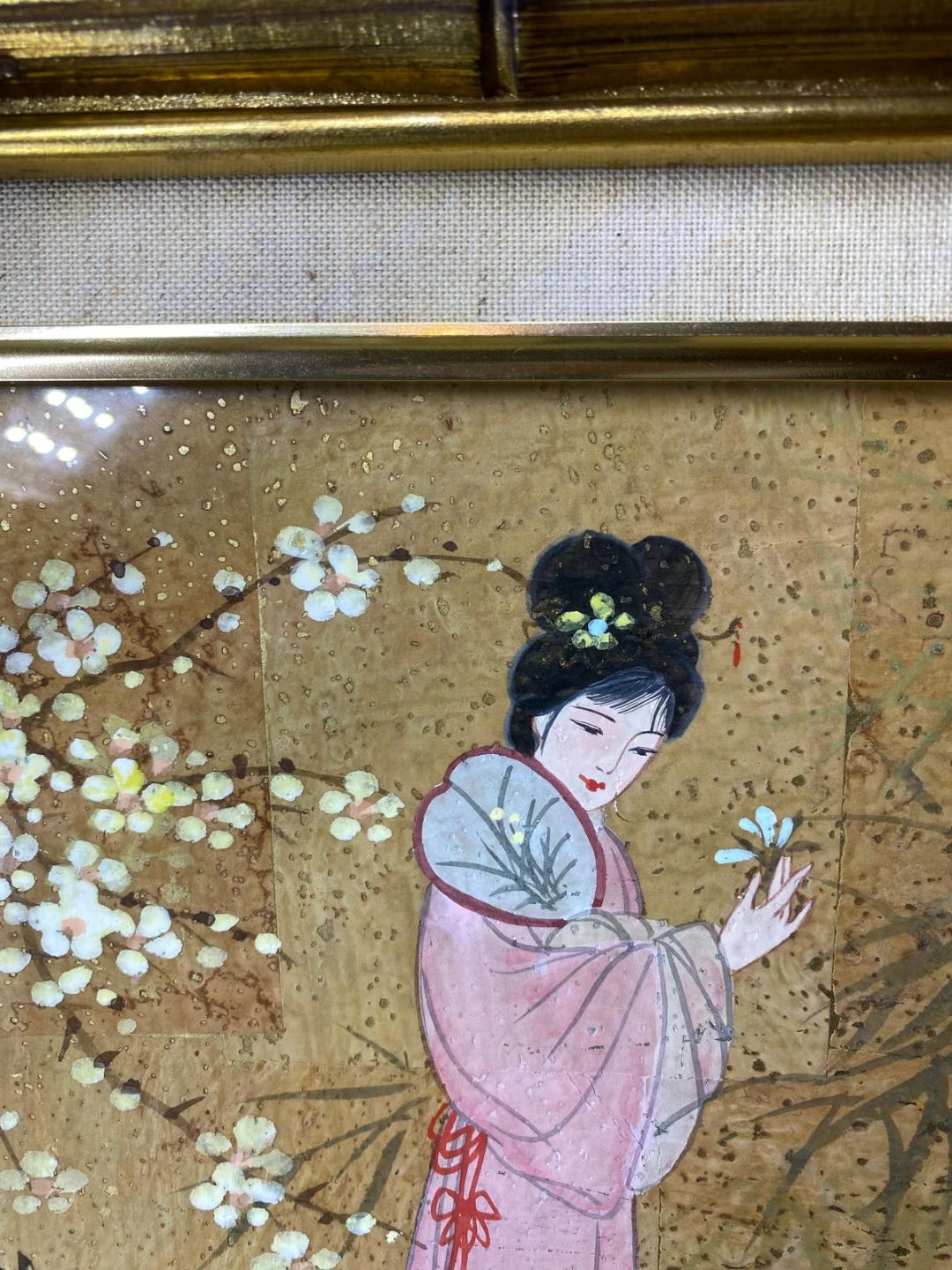 Framed Asian Woman Art - photo 2