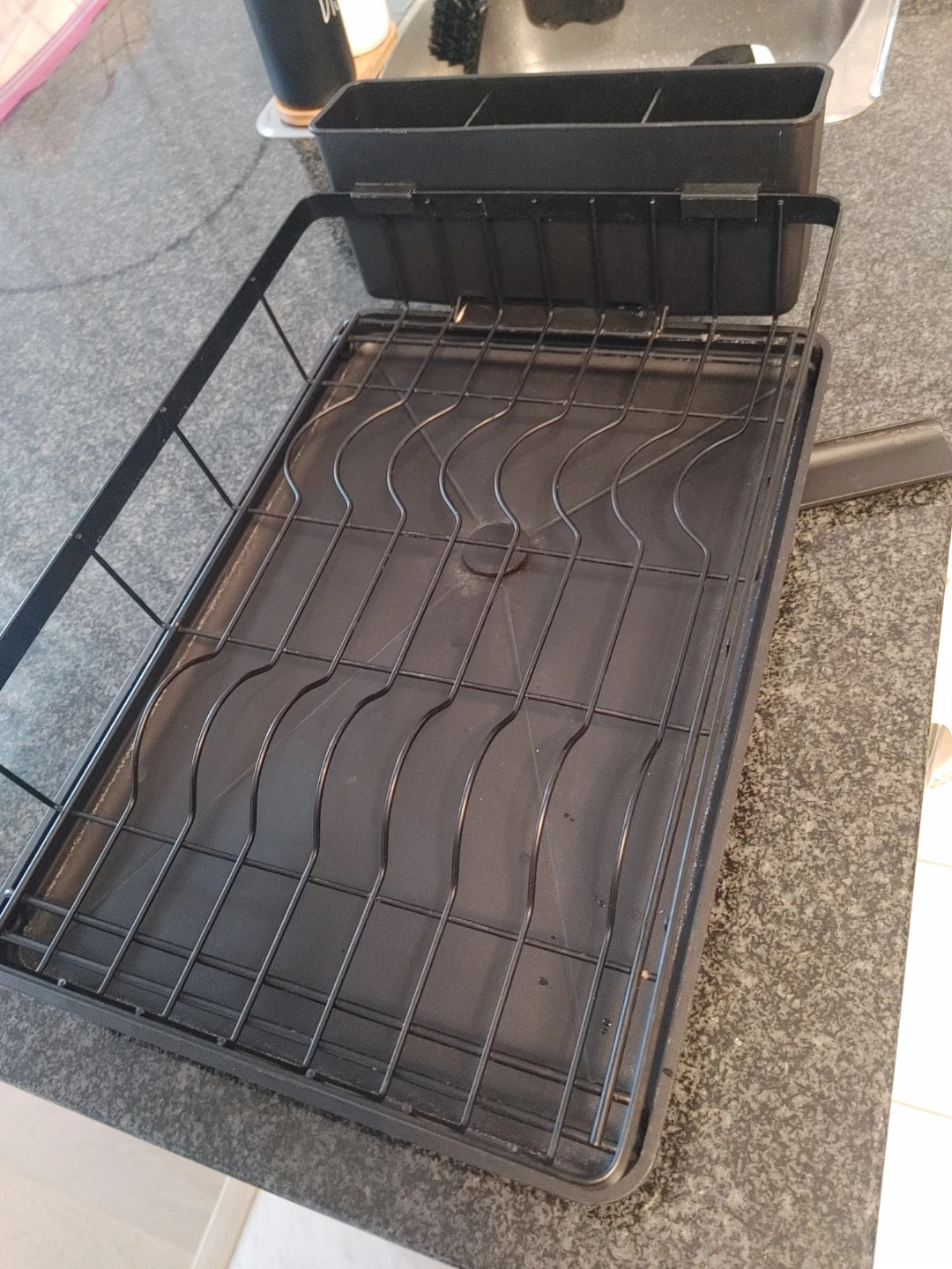 Black Dish Drying Rack