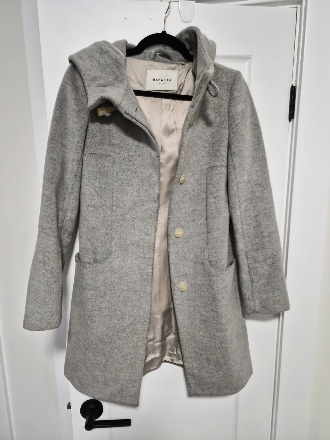 Babaton Atelier  Pearce  Wool Coat - Grey
