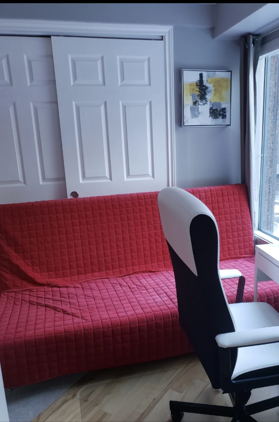 Ikea sofa bed (frame, mattress & cover) in good conditions - photo 2