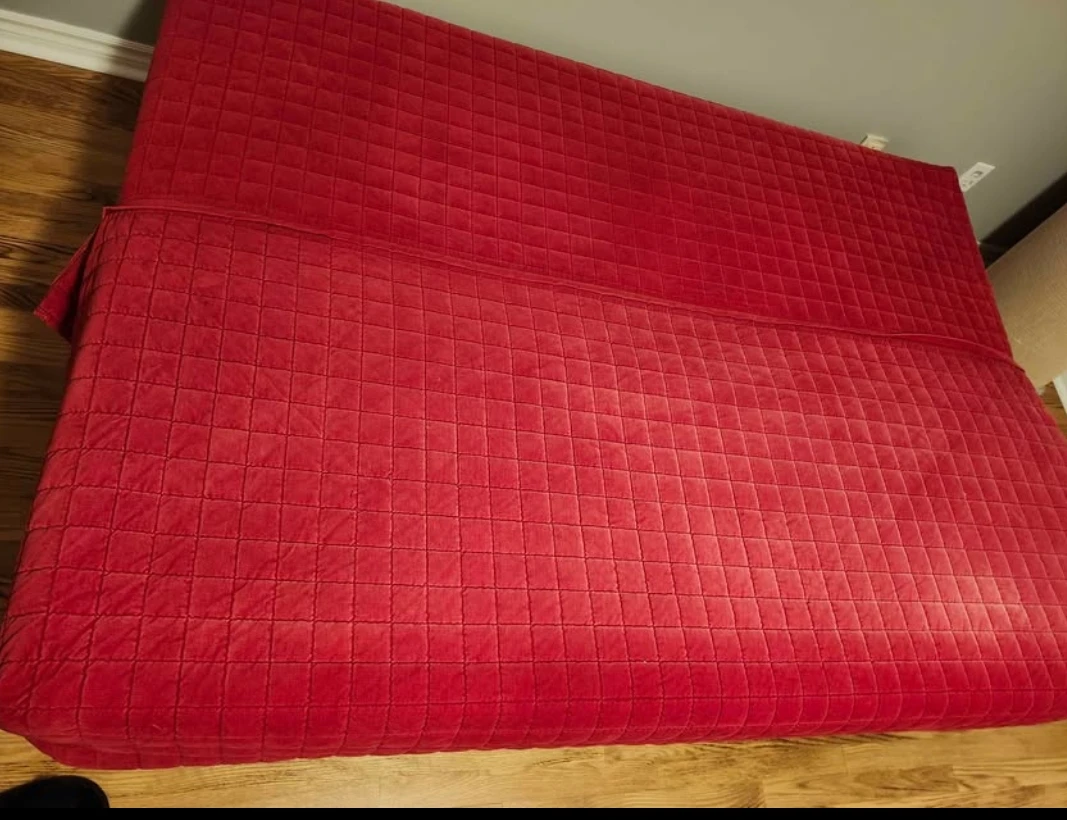 Ikea sofa bed (frame, mattress & cover) in good conditions - photo 4