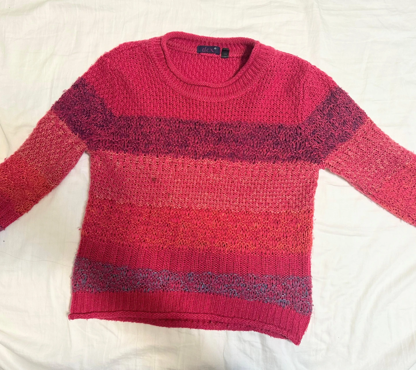Colourful Striped Knit Sweater