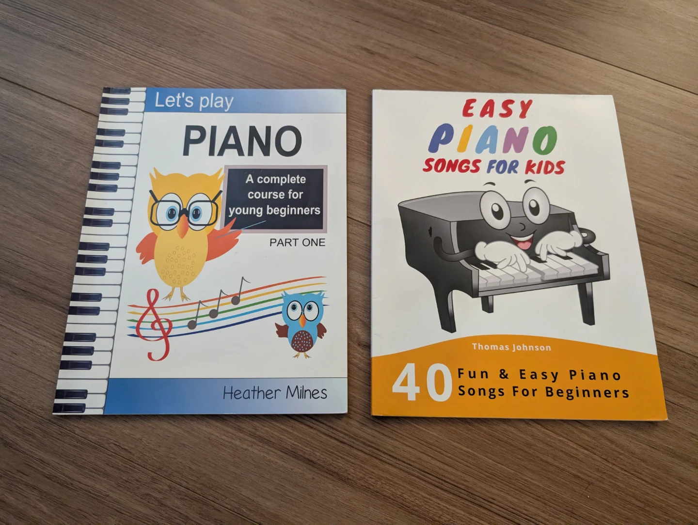 Piano Books - Let's Play Piano Part One & Easy Piano Songs