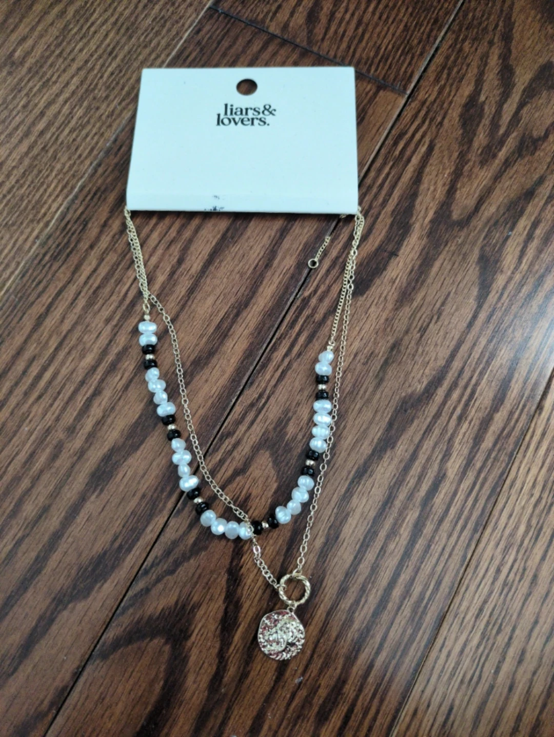 Liar's & Lovers Layered Beaded Necklace with Pendant