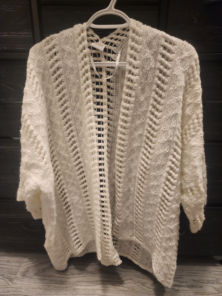 Sonoma Goods For Life White Cardigan