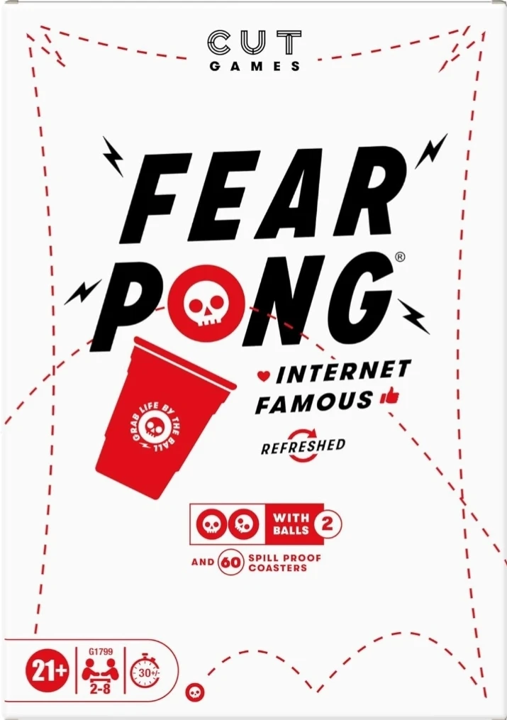 Fear Pong Adult Party Game by Cut