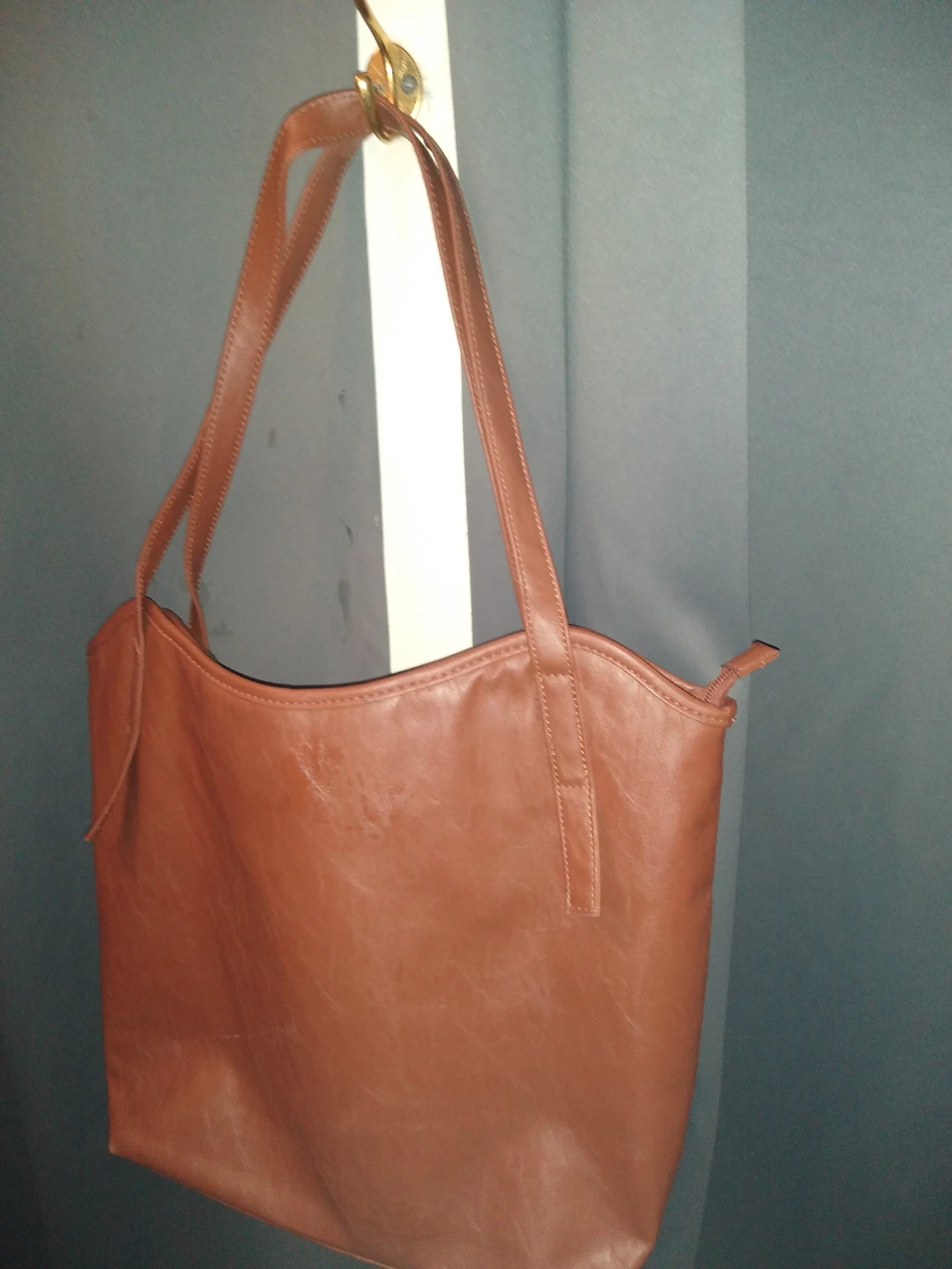 Brown leather purse brand new - photo 4