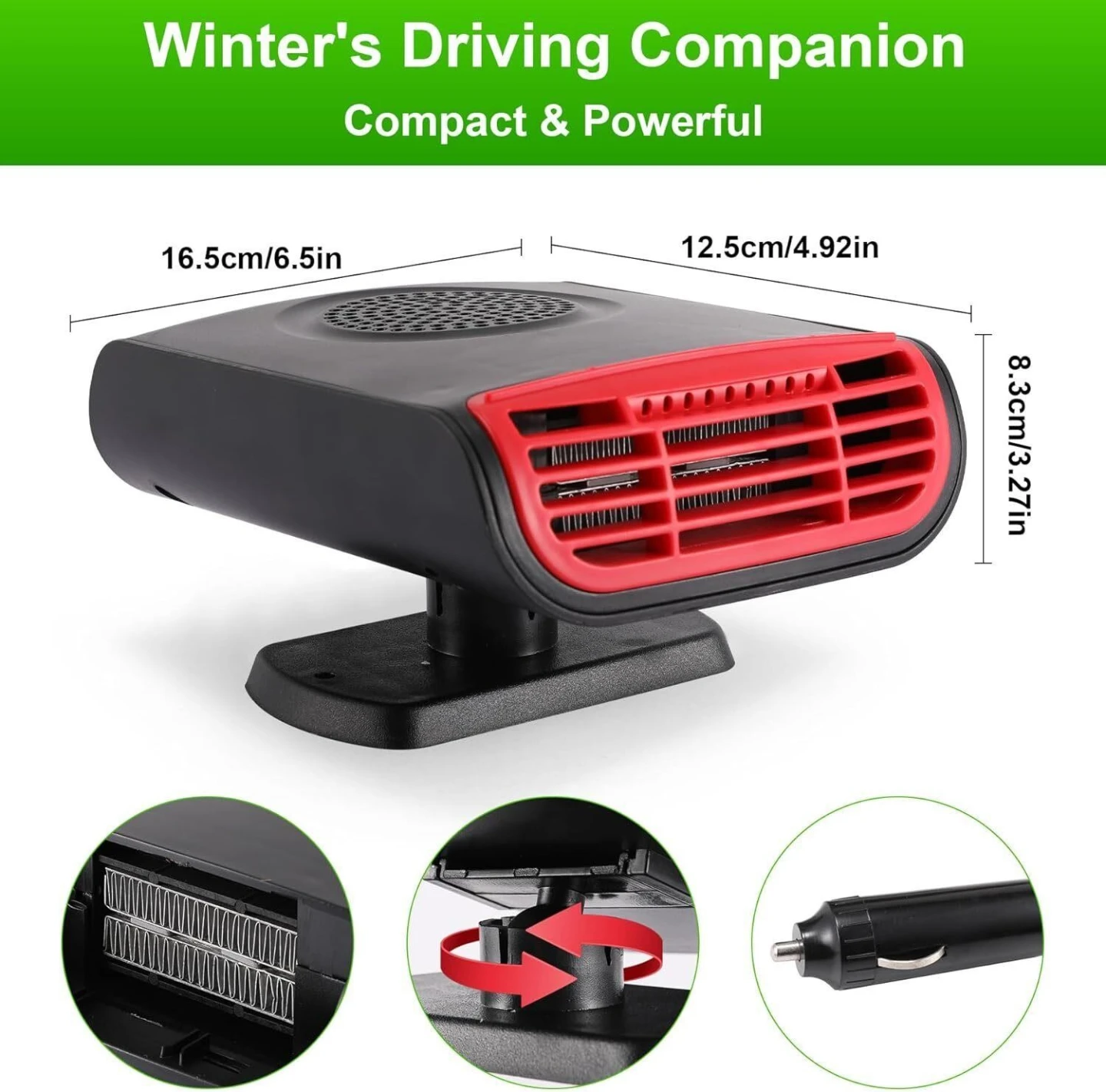 12V 150W Car Heater and Fan - photo 4