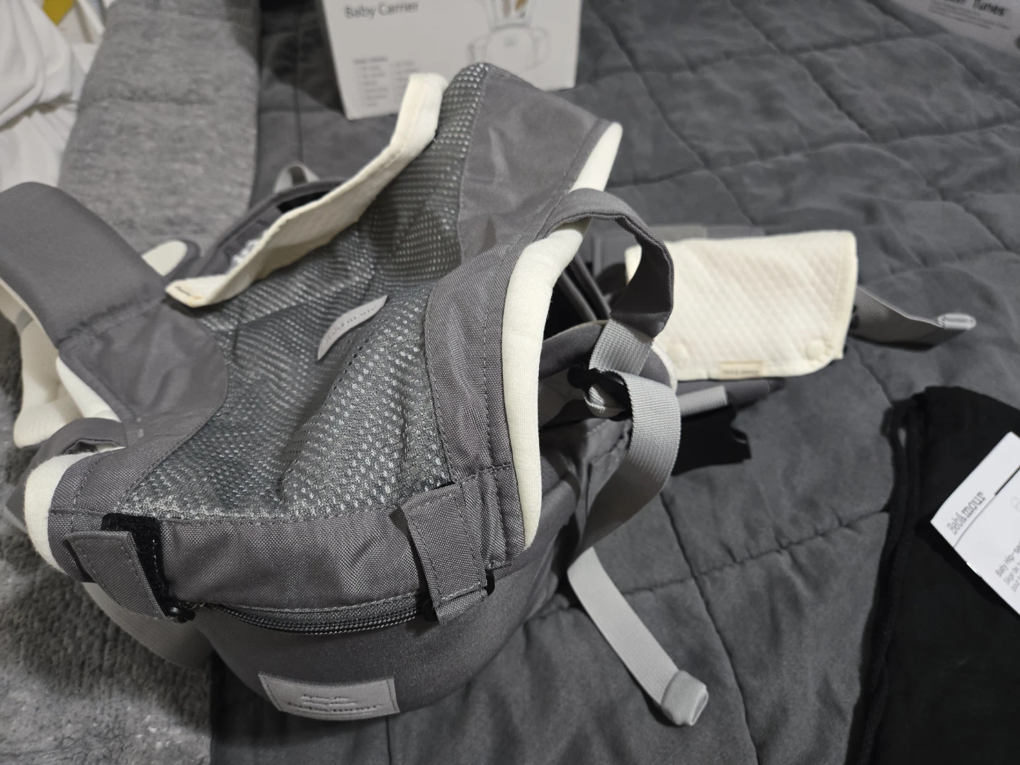 Beba Bean Baby Carrier - Grey - photo 2