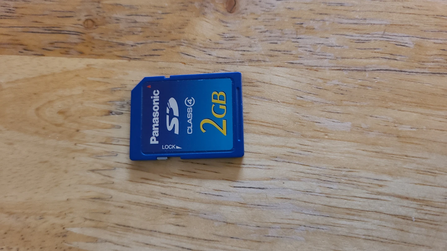 Panasonic 2GB SD Card - Blue - photo 2