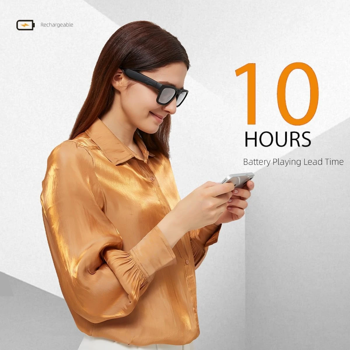 OhO Smart Glasses,Polarized Sunglasses with Bluetooth Speaker - photo 2