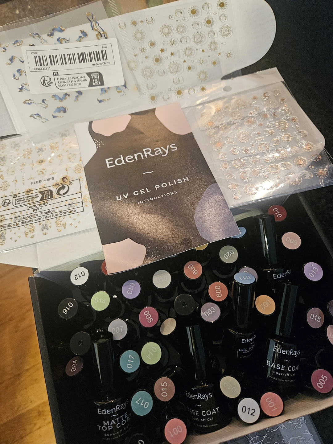 EdenRays Nail Gel Polish Kit - New