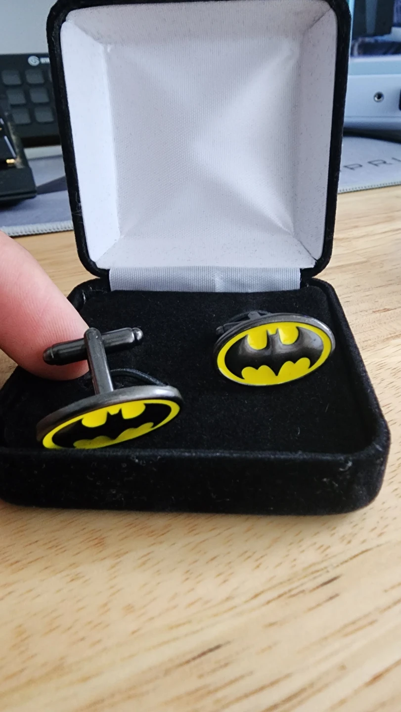 Official DC Comics Batman Cufflinks with Box