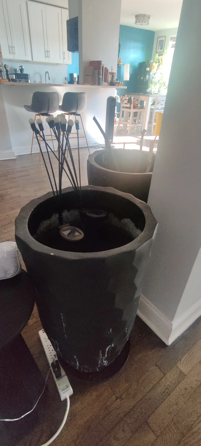 Large Black Outdoor Planter - photo 4