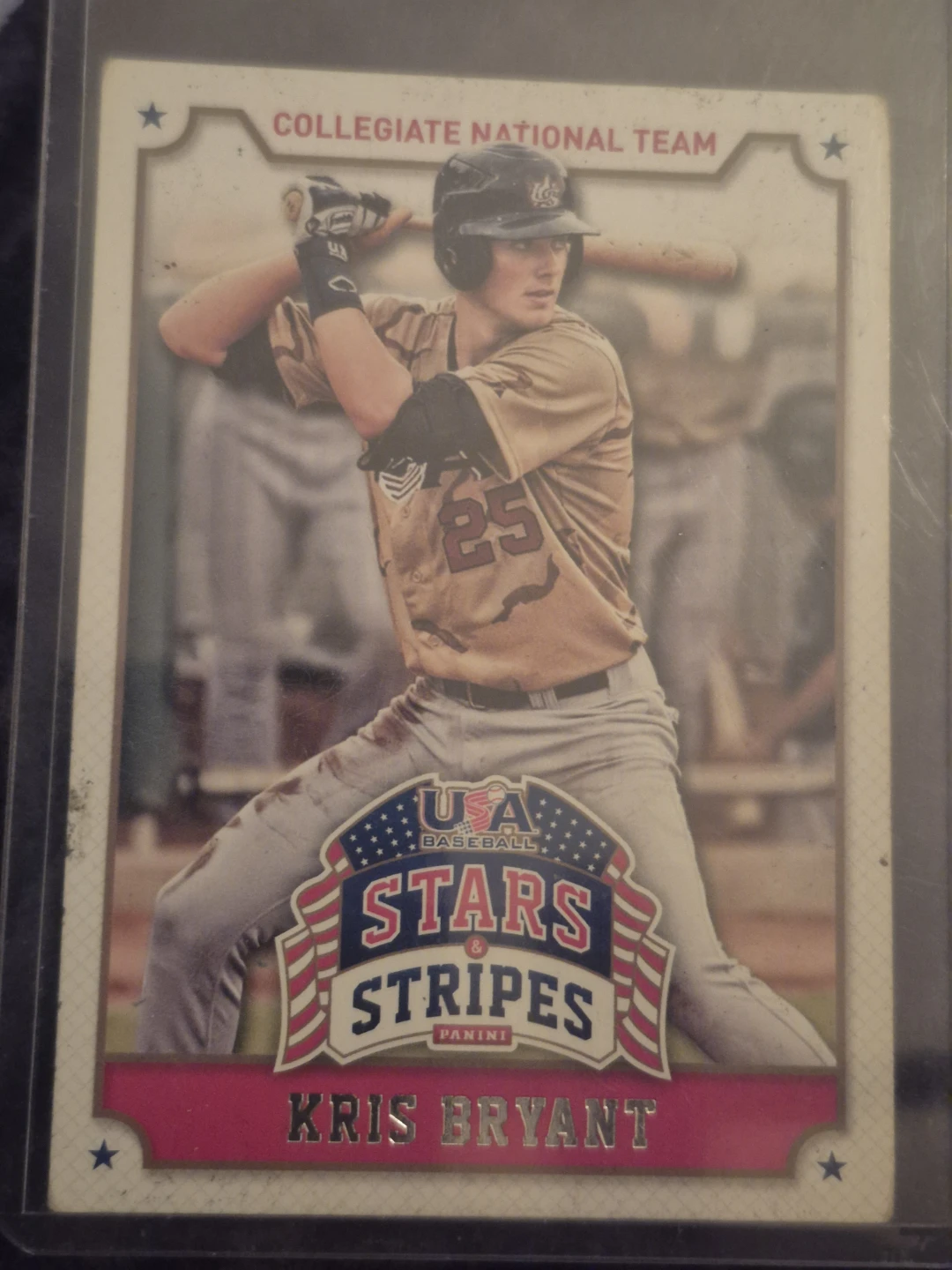 2015 Panini USA Baseball Kris Bryant Stars & Stripes Card