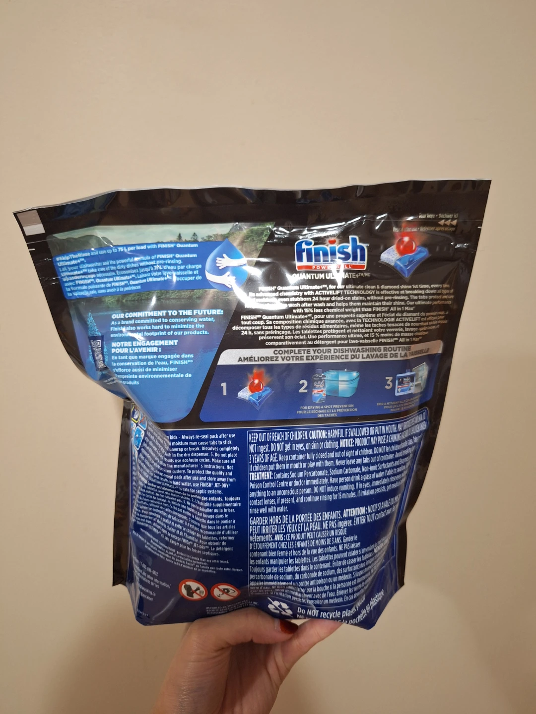 Finish Quantum Ultimate+ Dishwasher Tabs - 48 Count - photo 2