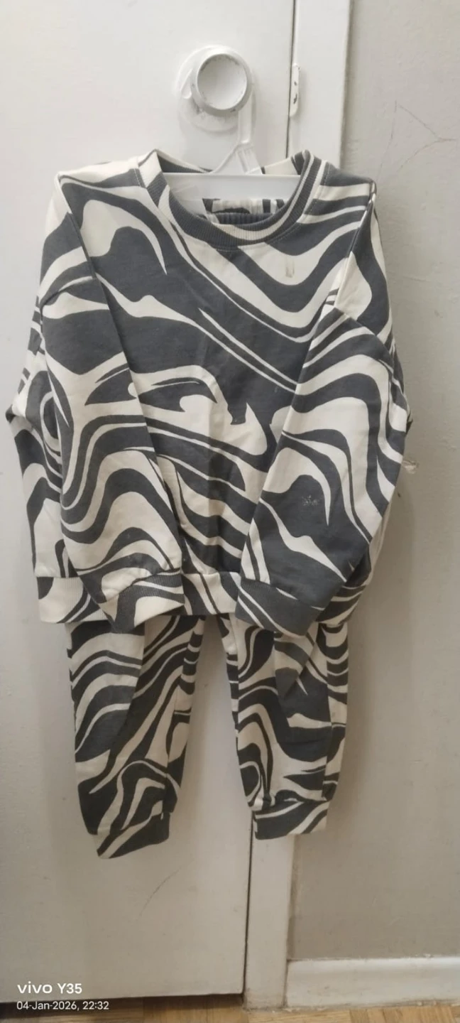 Patterned Kids' Sweat Set 4-5 yrs
