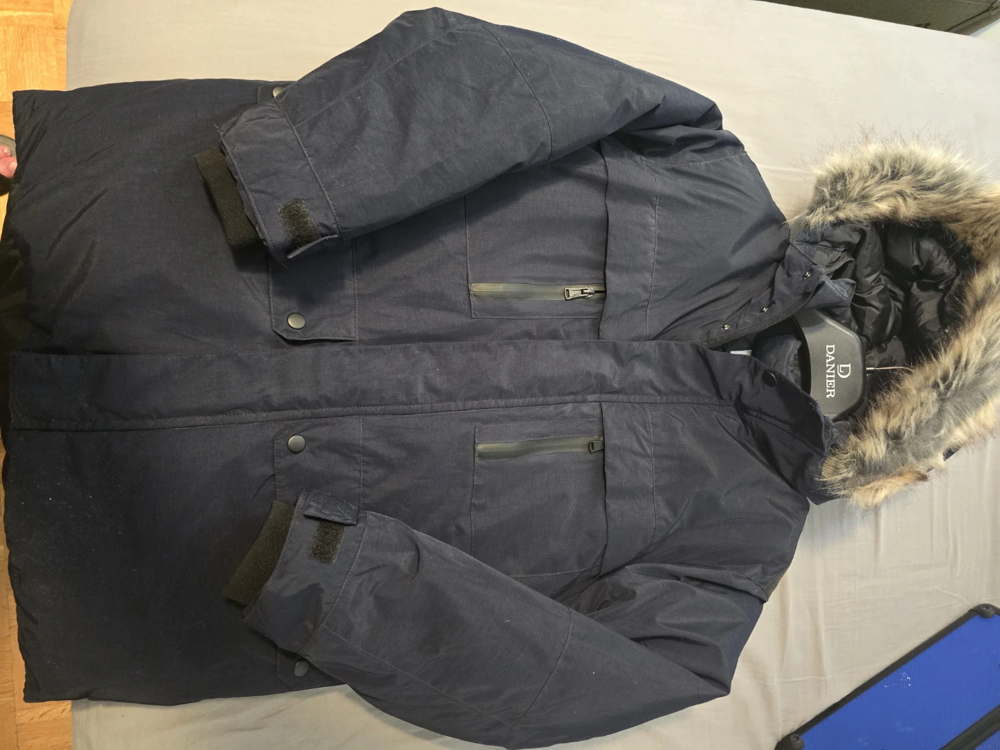 Boys Zara Parka Jacket Navy Blue Size S (8-10 y.o) NWT - photo 2
