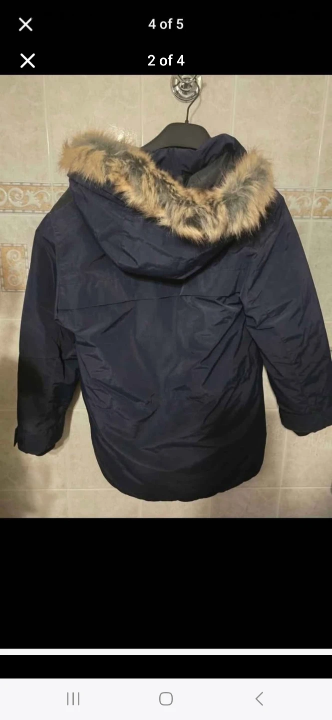 Boys Zara Parka Jacket Navy Blue Size S (8-10 y.o) NWT - photo 4