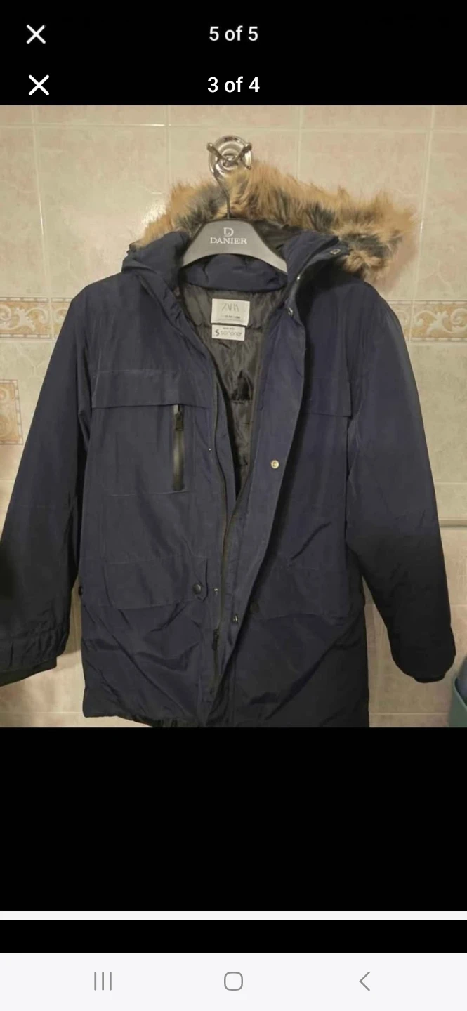 Boys Zara Parka Jacket Navy Blue Size S (8-10 y.o) NWT - photo 5