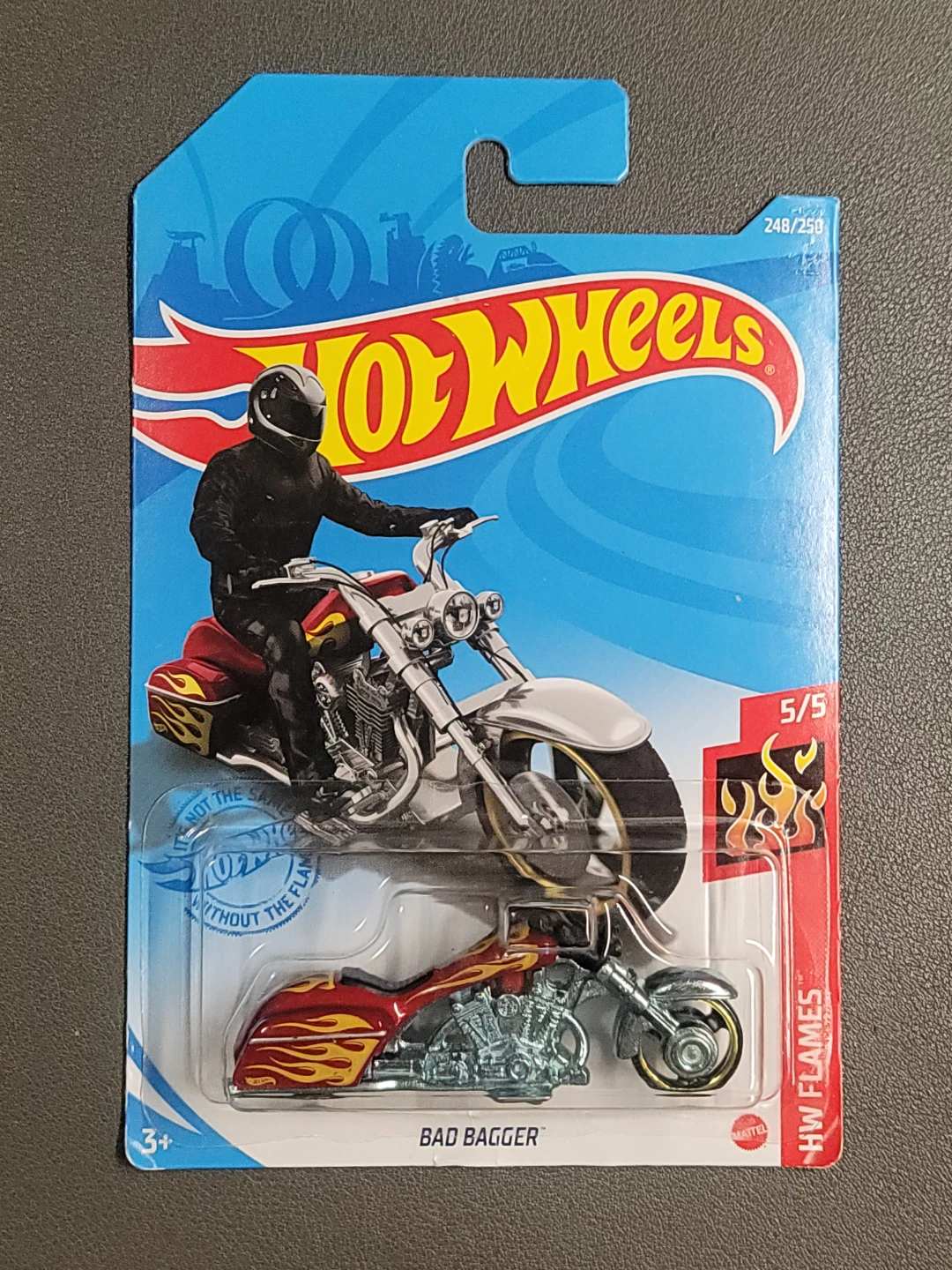 Hot Wheels Bad Bagger Toy Motorcycle