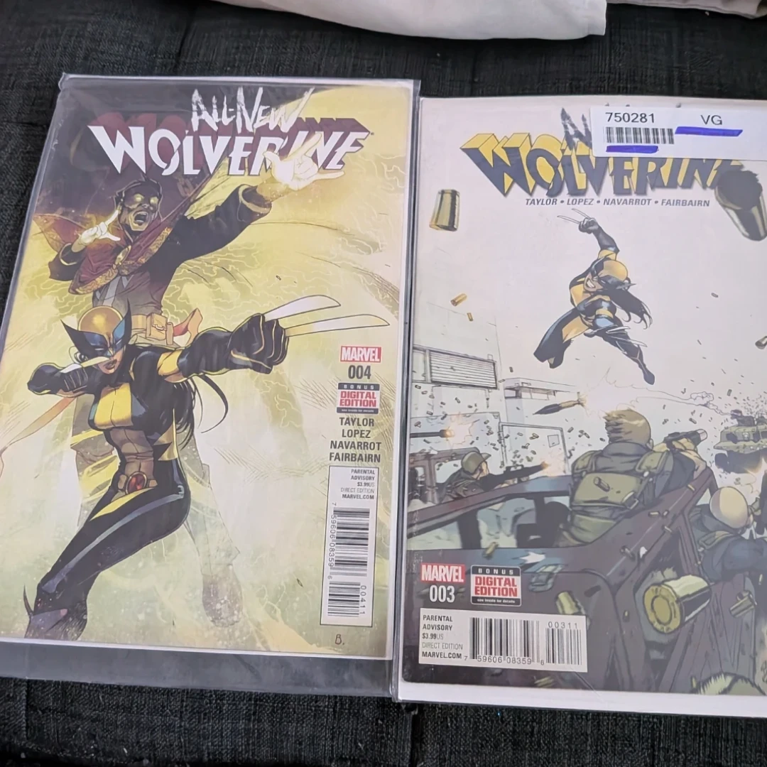 All New Wolverine Comic Lot - Issues #3 & #4