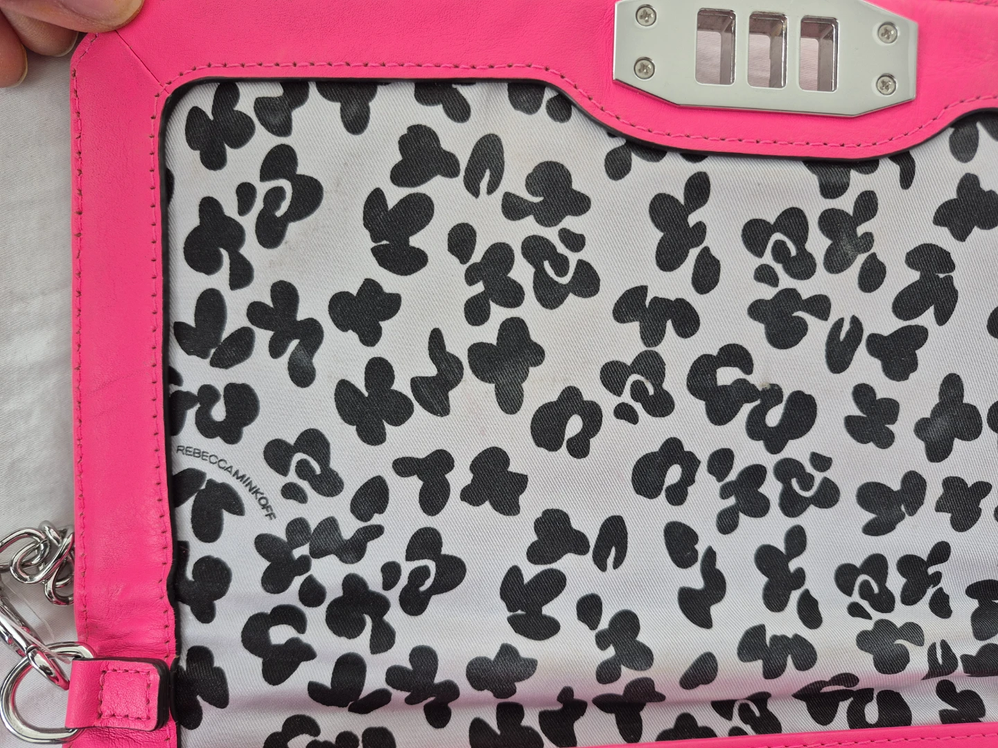 Rebecca Minkoff Quilted Pink Leather Crossbody Bag - photo 4