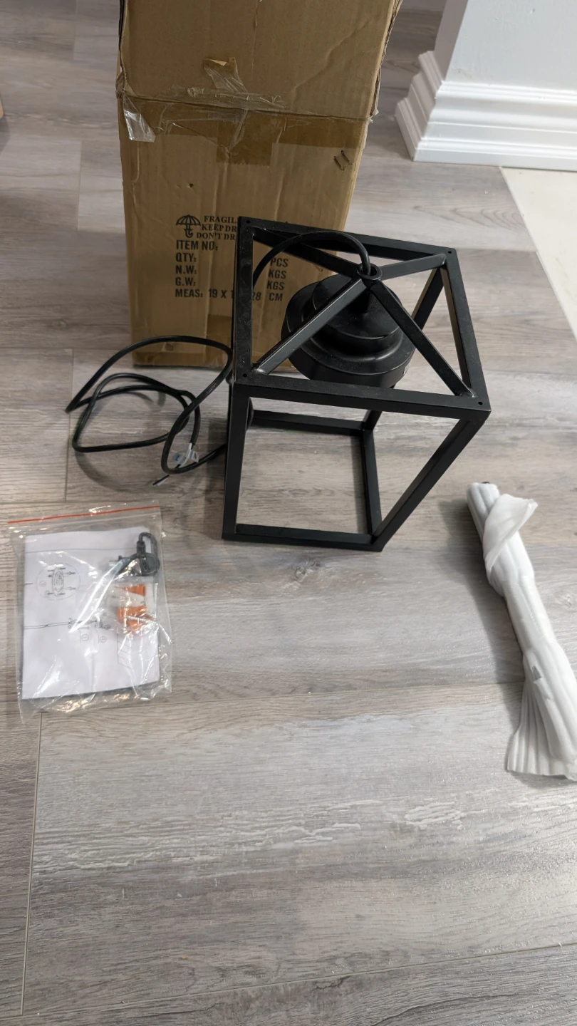 Black Pendant Light, Farmhouse Chandelier - photo 2