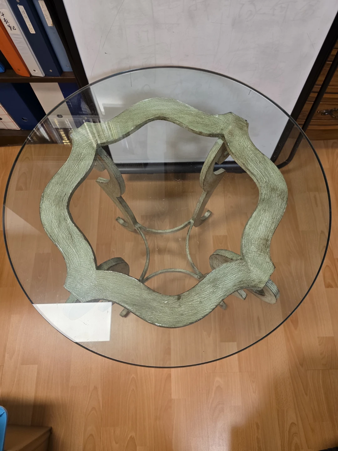 Glass Top Accent Table