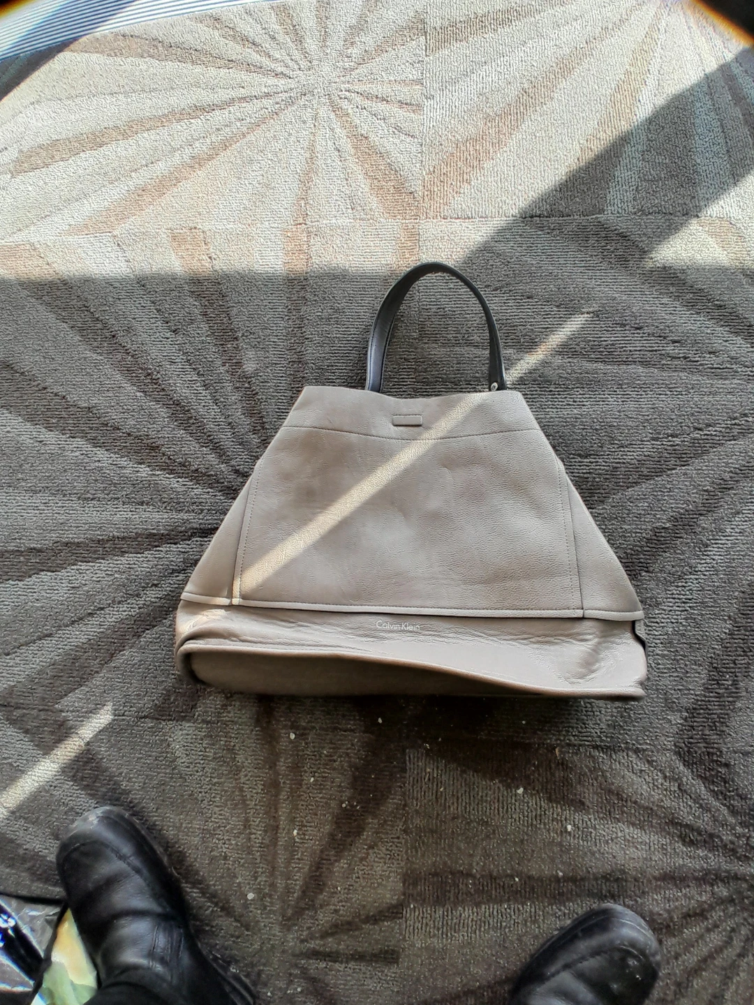 Calvin Klein Leather Tote Bag - photo 4