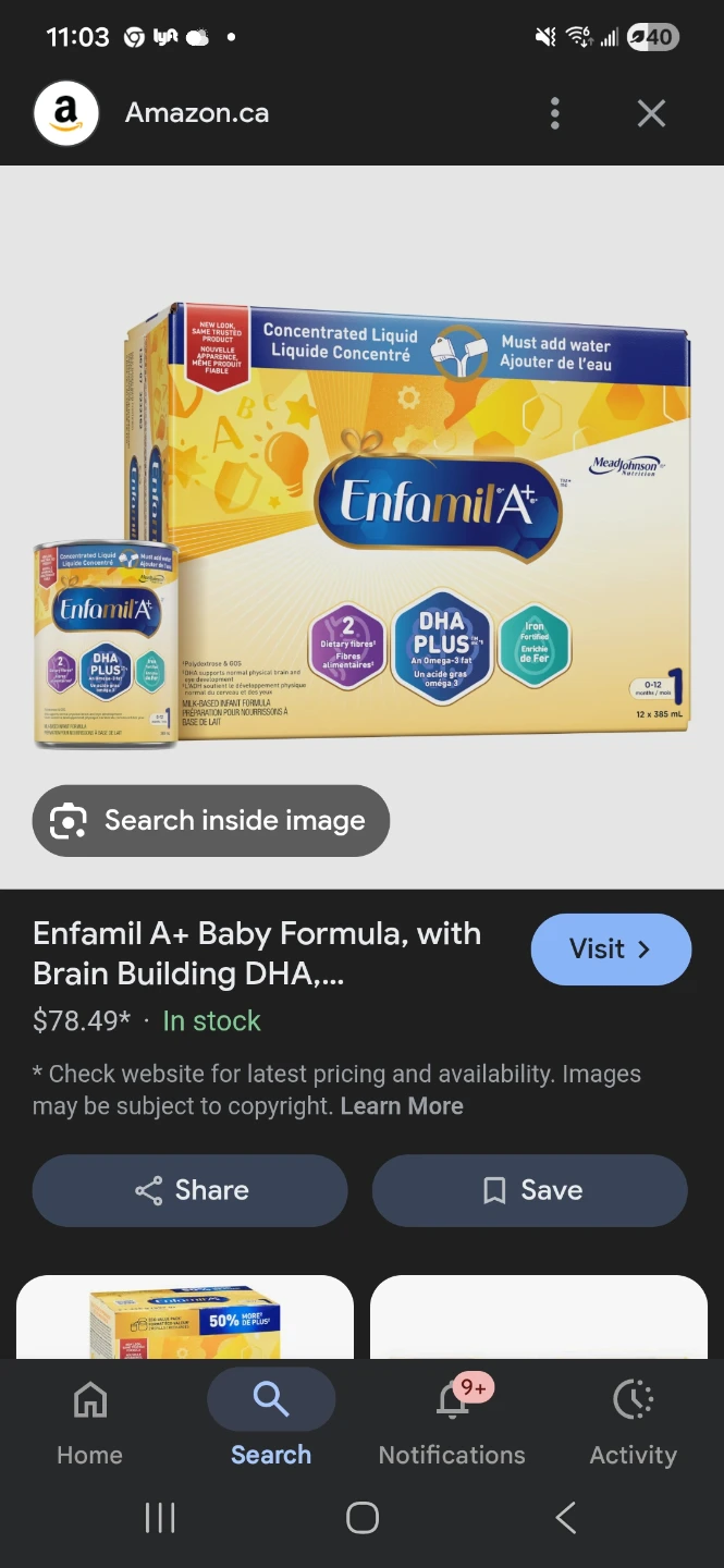 50%off Enfamil A+ Concentrated infant formula  50% off 50% off - photo 3