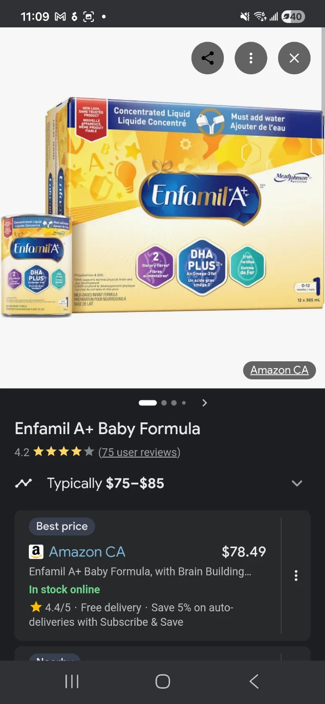 50%off Enfamil A+ Concentrated infant formula  50% off 50% off - photo 5