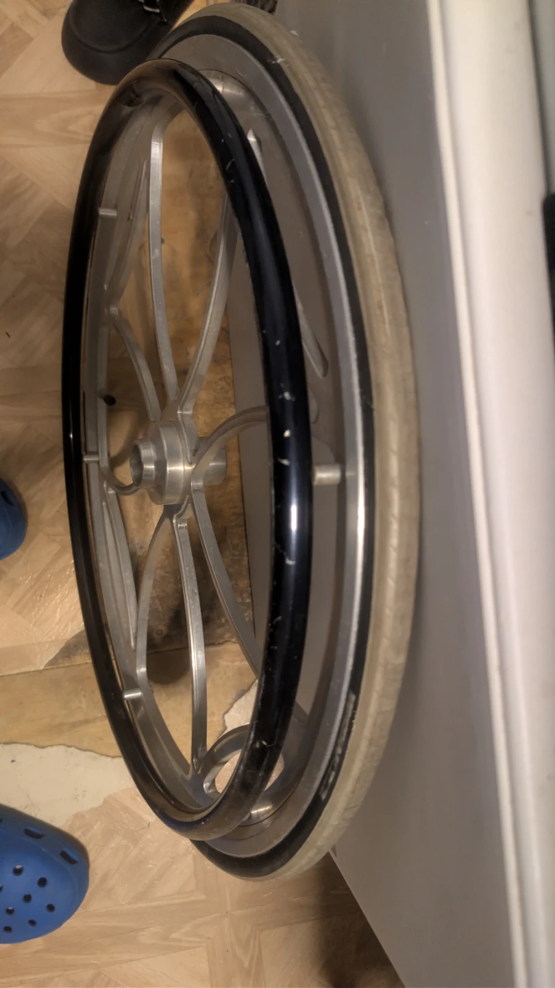 Wheelchair Wheel with Tire - photo 2