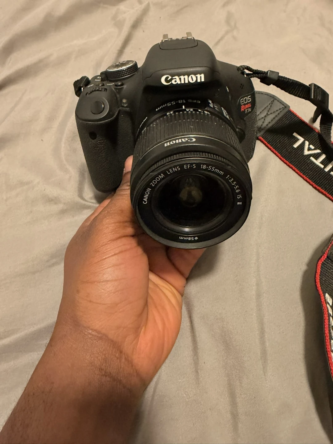 Canon EOS Rebel T3i DSLR Camera with 18-55mm & 55-250mm Lens