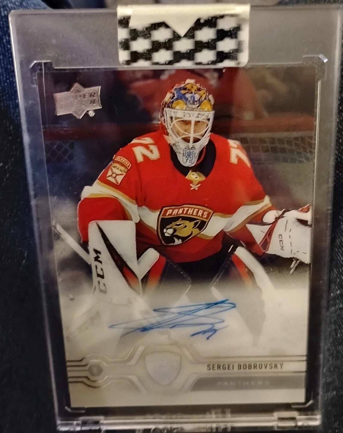 Sergei Bobrovsky Autographed Hockey Card 🥕