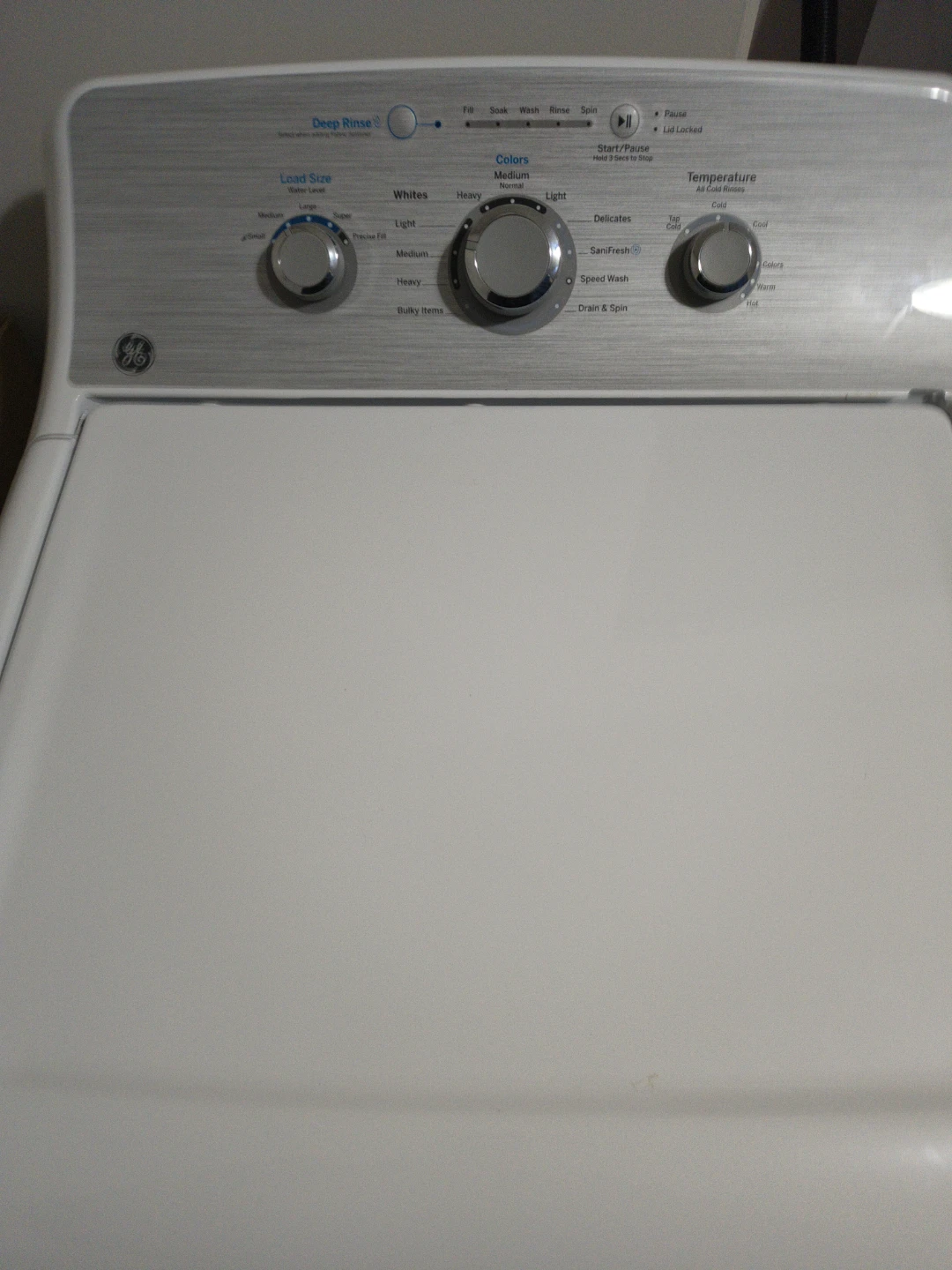 GE Top Load Washing Machine - photo 2