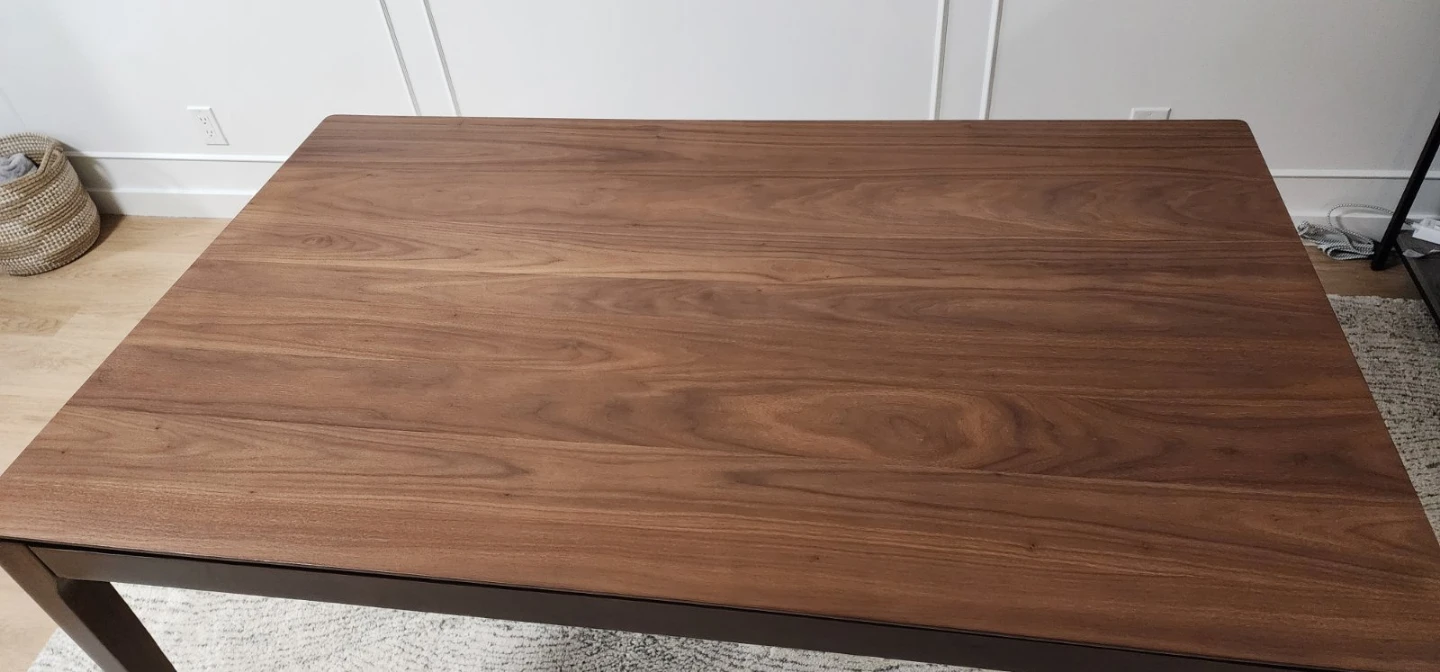 6 Seater Dining Table - Walnut Brown - photo 3