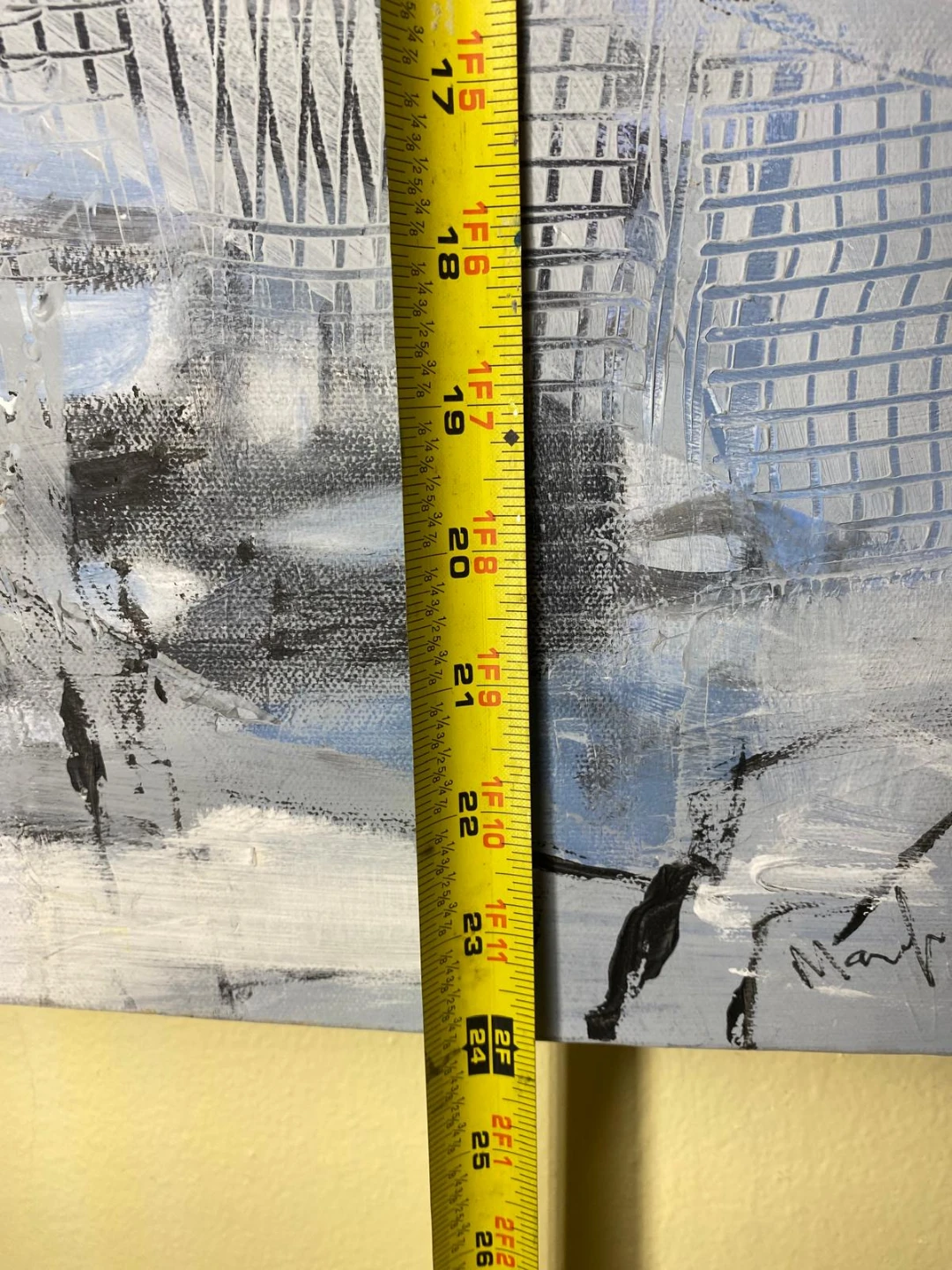 Abstract Painting - 17x25 inches - photo 3